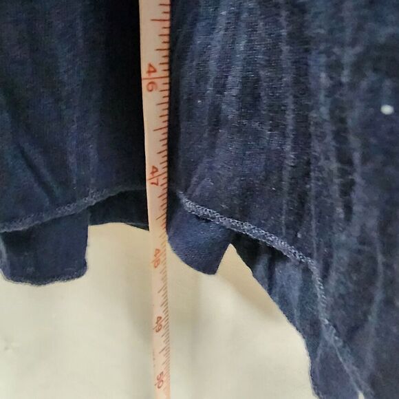 Vince Navy Blue Midi Tank Dress Size Medium Nautical Coastal Beachy Summer - Picture 6 of 6